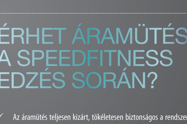 Érhet áramütés a speedfitness edzés során?