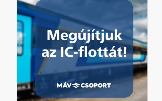 MÁV: megújítják az IC-flottát