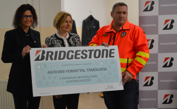 Életeket menthet a Bridgestone adománya