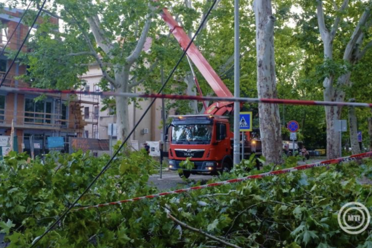 Vihar - OKF: csaknem háromezer viharkárt számoltak fel a katasztrófavédelem tűzoltóegységei