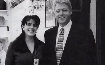 Clinton-házaspár - Véres jelenet Monica Lewinsky miatt
