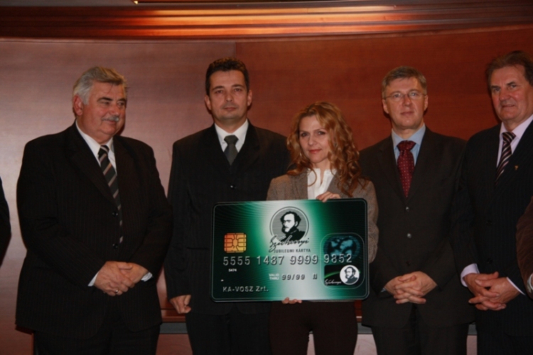 150 ezredik Széchenyi kártya ünnepélyes átadása
