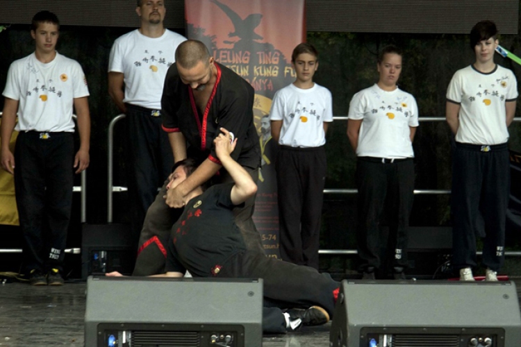 Leung Ting Wing Tsun Kung Fu bemutató a Sárberki Általános Iskolában!