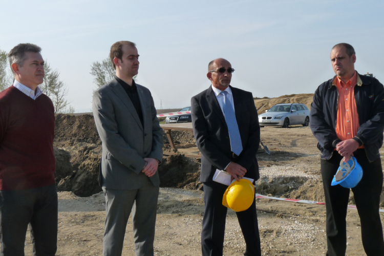 Új körforgalom az Ipari Parkban