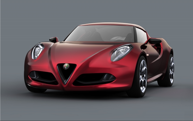 Madrid utcáin hördül fel az Alfa Romeo 4C