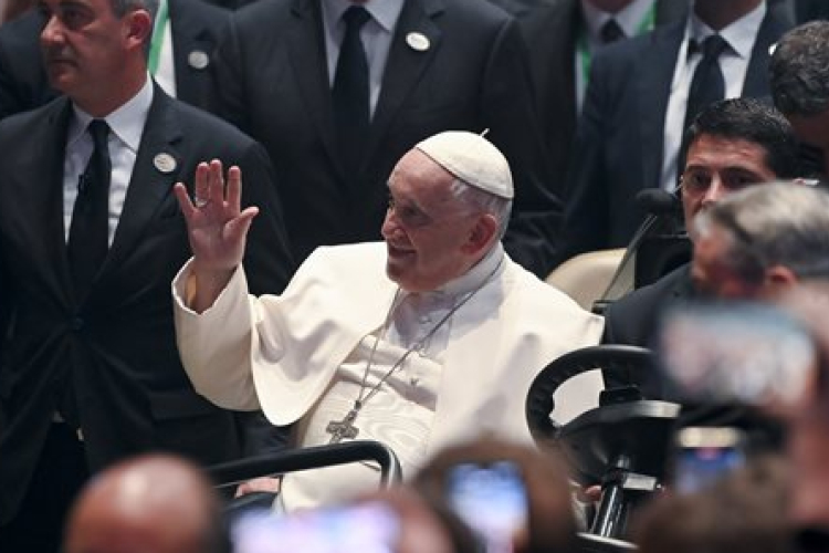 Ferenc pápa: Betlehemben a fegyverek zaja ma sem ad helyet a gyermek Jézusnak