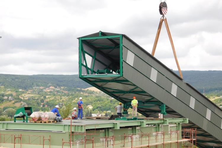 Látványos szakaszához érkezett az erőmű beruházása